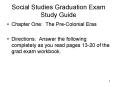Social Studies Graduation Exam Study Guide PowerPoint PPT Presentation