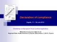Declaration of compliance Zagreb, 17  PowerPoint PPT Presentation