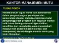 KANTOR MANAJEMEN MUTU PowerPoint PPT Presentation