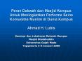 Peran Dakwah dan Masjid Kampus Untuk Meningkatkan Performa Sains Komunitas Muslim di Dunia Kampus  Ahmad H. Lubis PowerPoint PPT Presentation