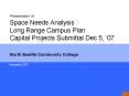 Presentation of: Space Needs Analysis Long Range Campus Plan Capital Projects Submittal Dec 5,  PowerPoint PPT Presentation