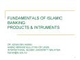 FUNDAMENTALS OF ISLAMIC BANKING: PRODUCTS PowerPoint PPT Presentation