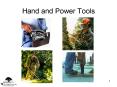 Hand and Power Tools PowerPoint PPT Presentation