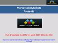 Fruit & Vegetable Seed Market PowerPoint PPT Presentation