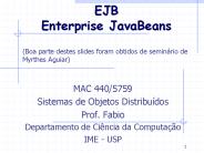 EJB Enterprise JavaBeans