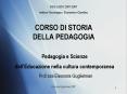 CORSO DI STORIA DELLA PEDAGOGIA PowerPoint PPT Presentation