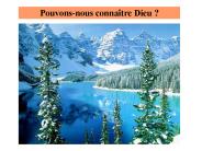 Pouvons-nous conna