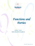 Functions and Parties PowerPoint PPT Presentation