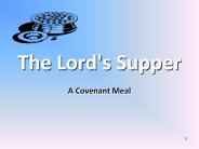 The Lord's Supper