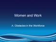Women and Work PowerPoint PPT Presentation