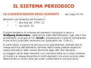 IL SISTEMA PERIODICO