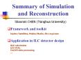 Summary of Simulation and Reconstruction PowerPoint PPT Presentation