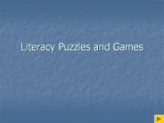 Literacy Puzzles and Games