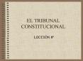 EL TRIBUNAL CONSTITUCIONAL PowerPoint PPT Presentation