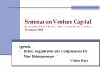 Seminar on Venture Capital Karnataka State Chartered Accountants Association 19 January 2008 PowerPoint PPT Presentation