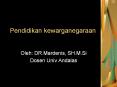 Pendidikan kewarganegaraan PowerPoint PPT Presentation
