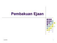 Pembakuan Ejaan