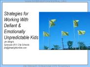 Strategies for Working With Defiant