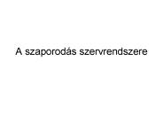 A szaporod
