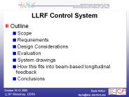 LLRF Control System