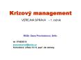Krizov PowerPoint PPT Presentation