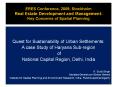 ERES Conference, 2009, Stockholm Real Estate Development and Management- Key Concerns of Spatial Planning PowerPoint PPT Presentation