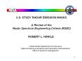 U.S. STUDY RADAR EMISSION MASKS A Review of the Radar Spectrum Engineering Criteria (RSEC) PowerPoint PPT Presentation