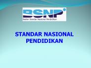 BADAN STANDAR NASIONAL PENDIDIKAN (BSNP)