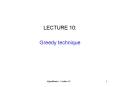Greedy technique PowerPoint PPT Presentation