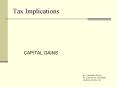 Tax Implications PowerPoint PPT Presentation