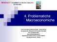 4. Problematiche Macroeconomiche PowerPoint PPT Presentation
