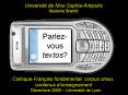 Parlez-vous textos? PowerPoint PPT Presentation