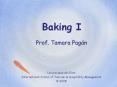 Baking I PowerPoint PPT Presentation