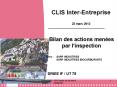 CLIS Inter-Entreprise 22 mars 2012 PowerPoint PPT Presentation
