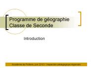 Programme de g
