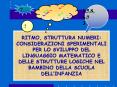 RITMO, STRUTTURA NUMERI: CONSIDERAZIONI SPERIMENTALI PER LO SVILUPPO DEL LINGUAGGIO MATEMATICO E DELLE STRUTTURE LOGICHE NEL BAMBINO DELLA SCUOLA DELL PowerPoint PPT Presentation