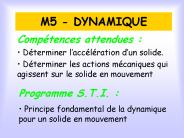M5 - DYNAMIQUE