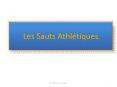 Les Sauts Athl PowerPoint PPT Presentation