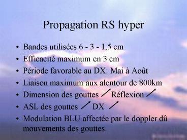 Propagation RS hyper