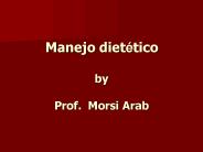 Manejo diet