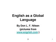 English as a Global Language