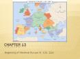Beginning of Medieval Europe (9, 12d, 12a) PowerPoint PPT Presentation