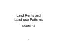 Land Rents and Land-use Patterns PowerPoint PPT Presentation