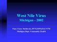 West Nile Virus Michigan - 2002 PowerPoint PPT Presentation