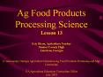 Ag Food Products Processing Science PowerPoint PPT Presentation