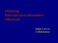 Obtaining Relevant Juror Information Effectively PowerPoint PPT Presentation