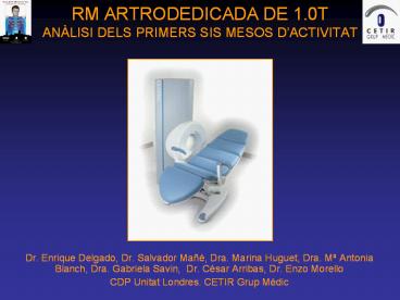 RM ARTRODEDICADA DE 1.0T AN