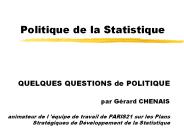 Politique de la Statistique