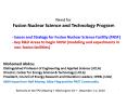 Need for Fusion Nuclear Science and Technology Program PowerPoint PPT Presentation