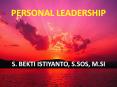 PERSONAL LEADERSHIP PowerPoint PPT Presentation